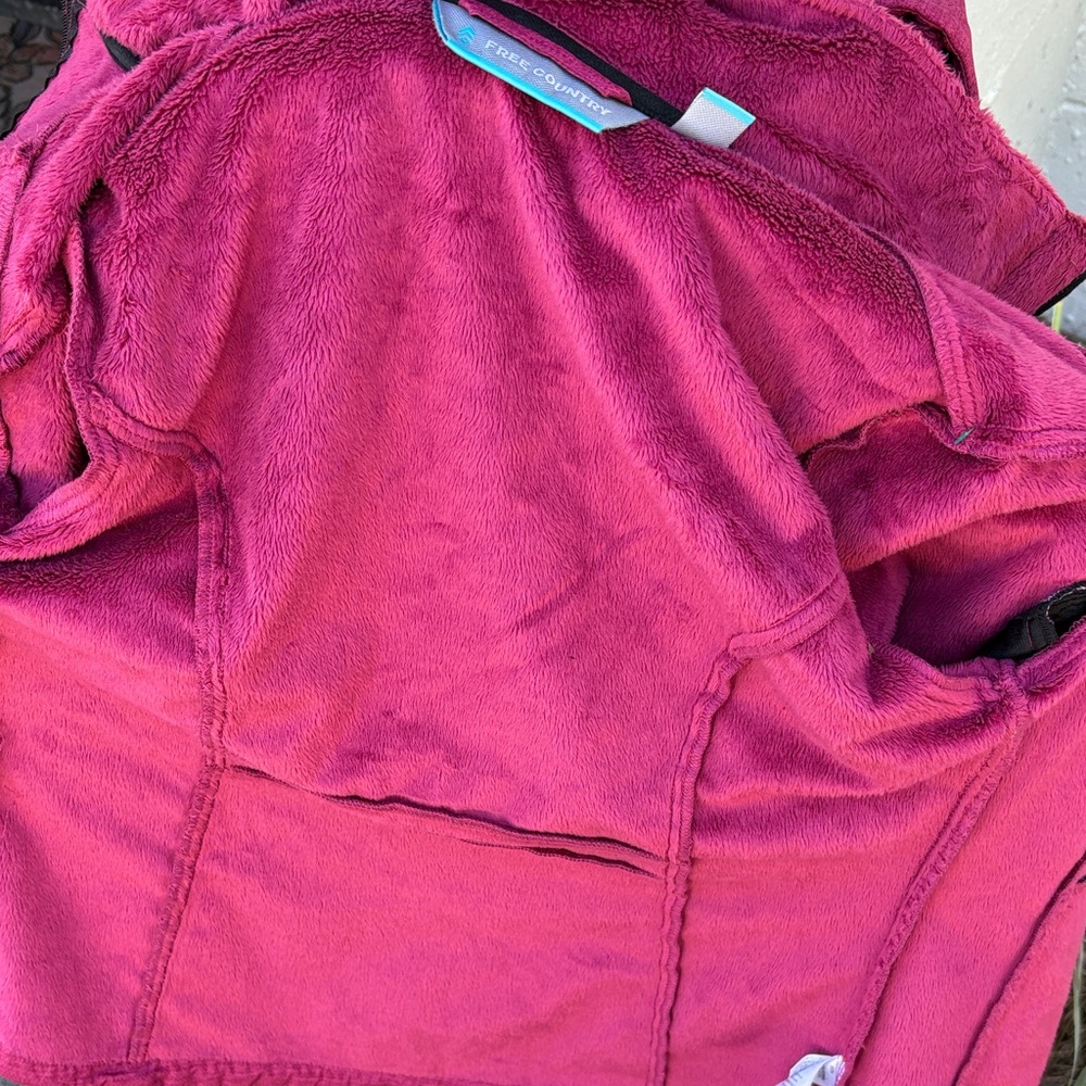 EUC Free Country pink hooded jacket - Picture 9 of 13